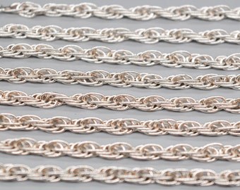 Vintage Long Handmade 925 Sterling Silver Anchor Chain Vintage Long Handmade 925 Sterling Silver Anchor Chain