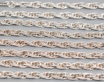 Collana Iniziale F In Argento 925 Placcato Rodio Con Diamanti (0.05 Ct), Catena 45 Cm