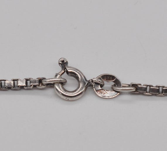 Vintage Dutch 835 Solid Silver Octagonal Box Chai… - image 4