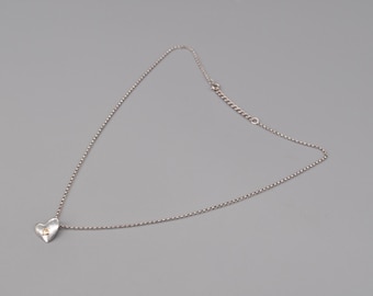Collana Iniziale F In Argento Sterling Con Diamanti - Placcato Rodio, Catena 45cm, 0.05 Ct - 2