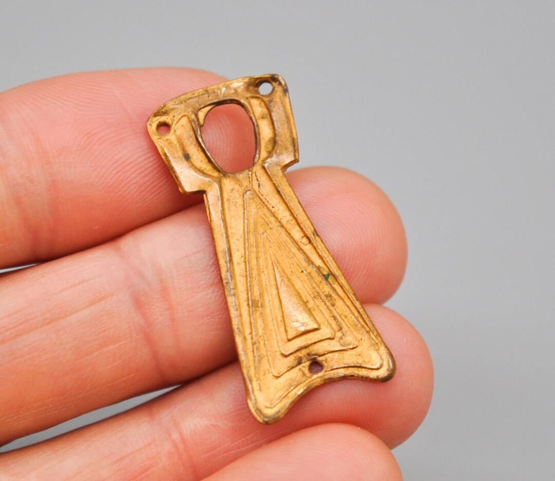 Antique Little Brass Art Nouveau Plate Keyhole Cover. Etsy