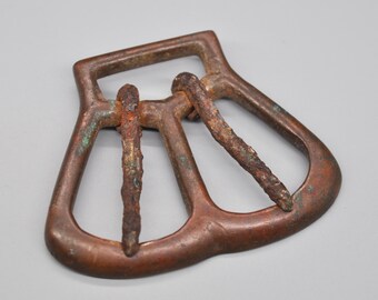 Antique Bronze Belt Buckle.