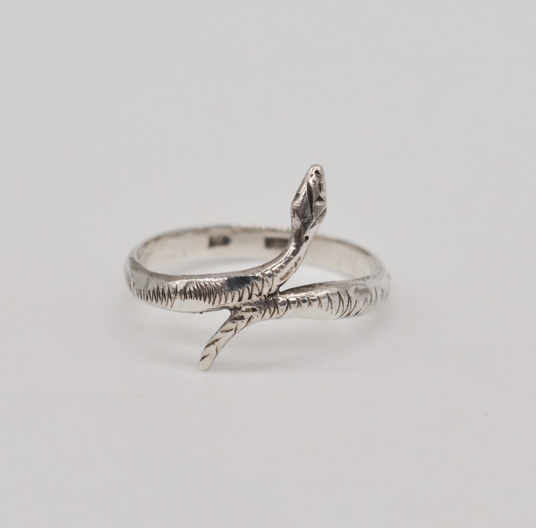 Vintage USSR 916 Silver Snake Ring. Yerevan Jewelry Factory. Etsy