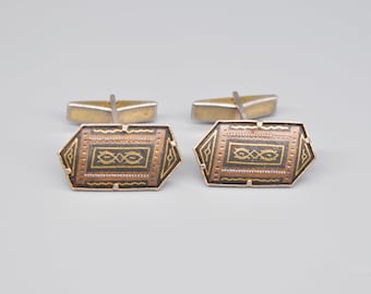 Vintage Metal Cuff Links.