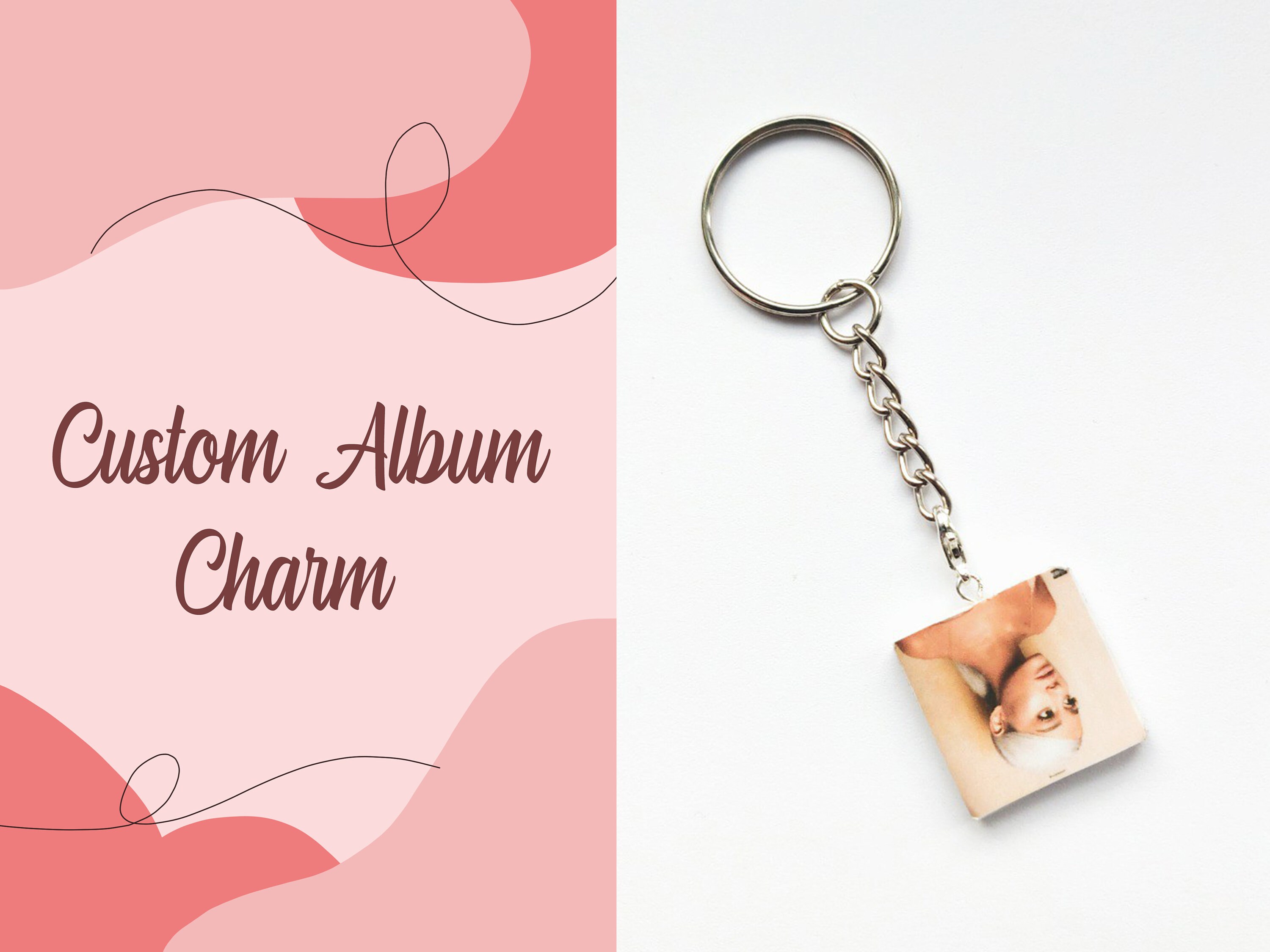 Custom Album Keychain Etsy