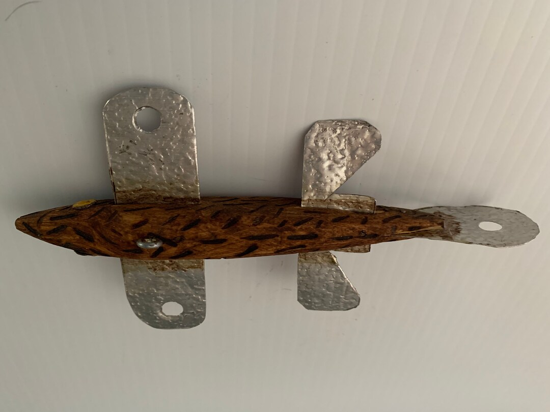 Vintage Handmade Wooden Fish Decoy Etsy