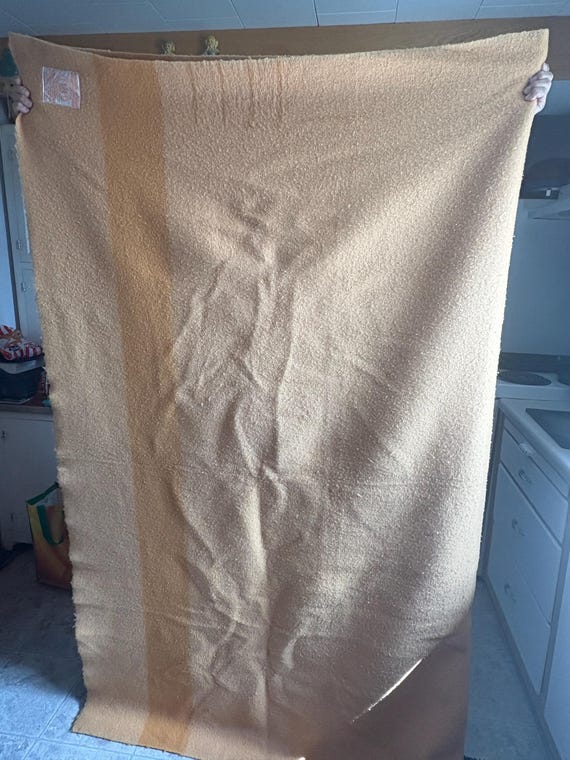 1950年代のオレンジ4ポイントハドソンベイウールブランケット - Etsy 日本