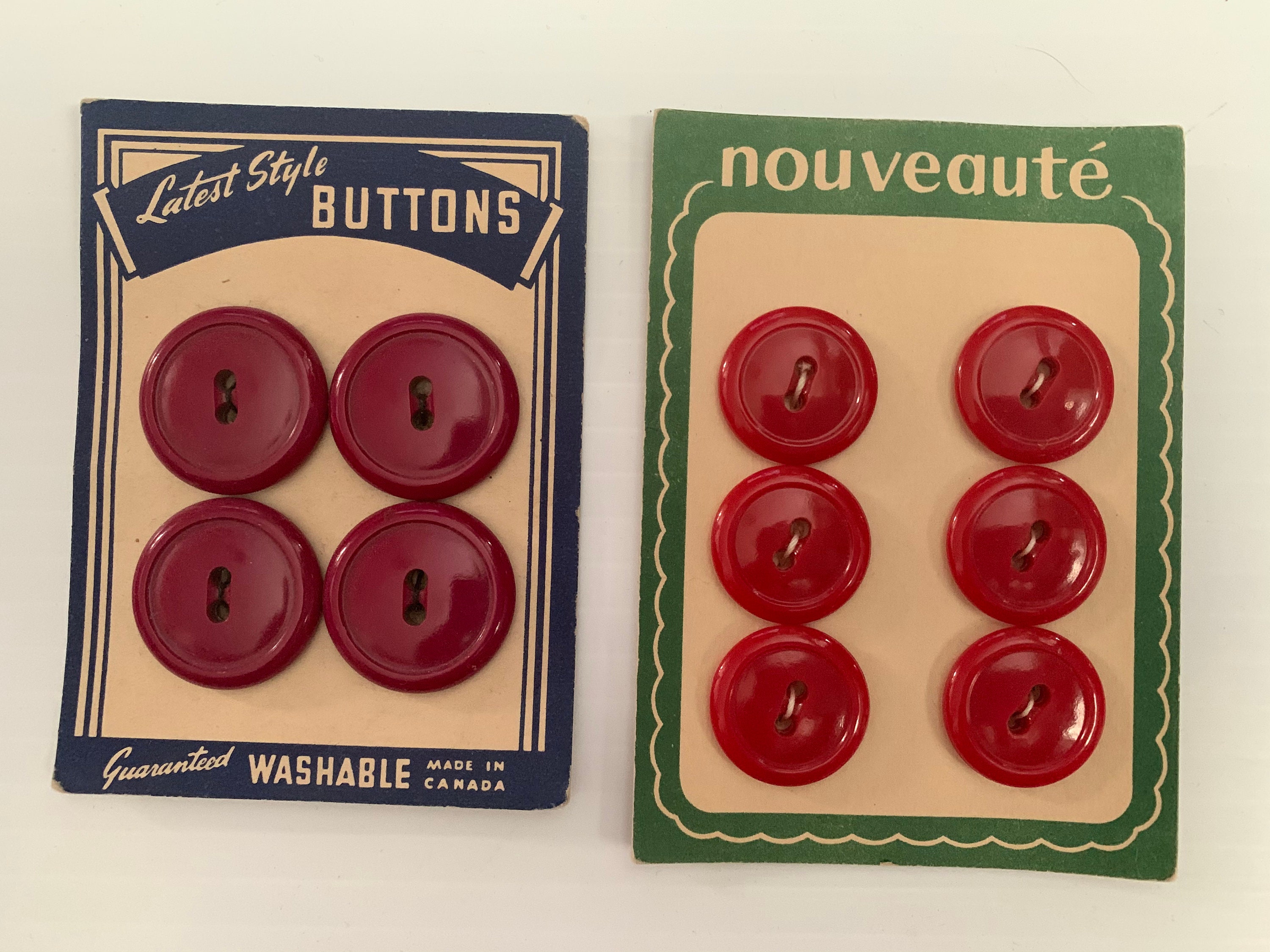 Vintage Buttons on Original Store Cards Etsy