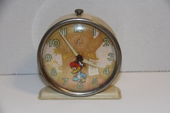 Woody Woodpecker WestClox Vintage Mantle Alarm Clock New Old Stock 