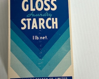 Silver Gloss Laundry Starch Sealed in Original Package.