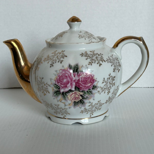 Vintage Unmarked Porcelain Teapot