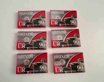 Maxell Audio Cassette Normal Bias UR 90 Minutes