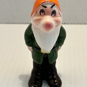 Vintage Walt Disney Prod. Grumpy Figurine Made in Japan