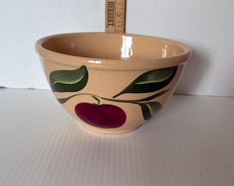 Misa z ceramiki Watt nr 7, dekoracja jabłkowa North Star Co-op Assoc. Ltd, North Star, Alberta