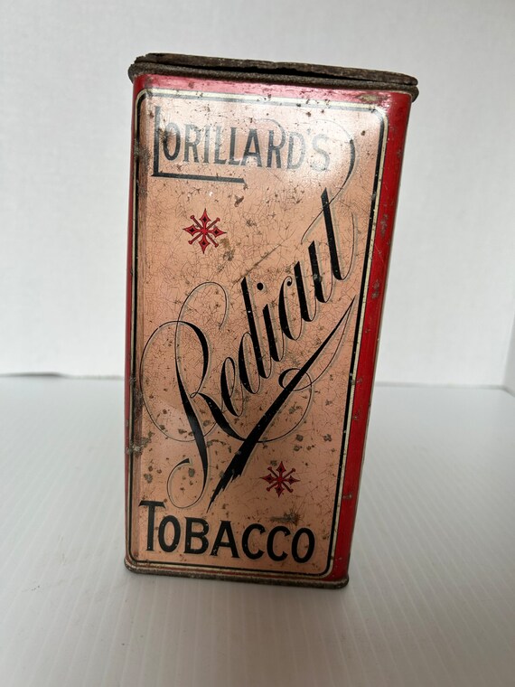 Lorillard's Redi-cut Tobacco Tin/lunch Pail