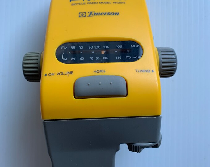 Emerson FMAM Bicycle Radio With Horn Model AR2515 Etsy