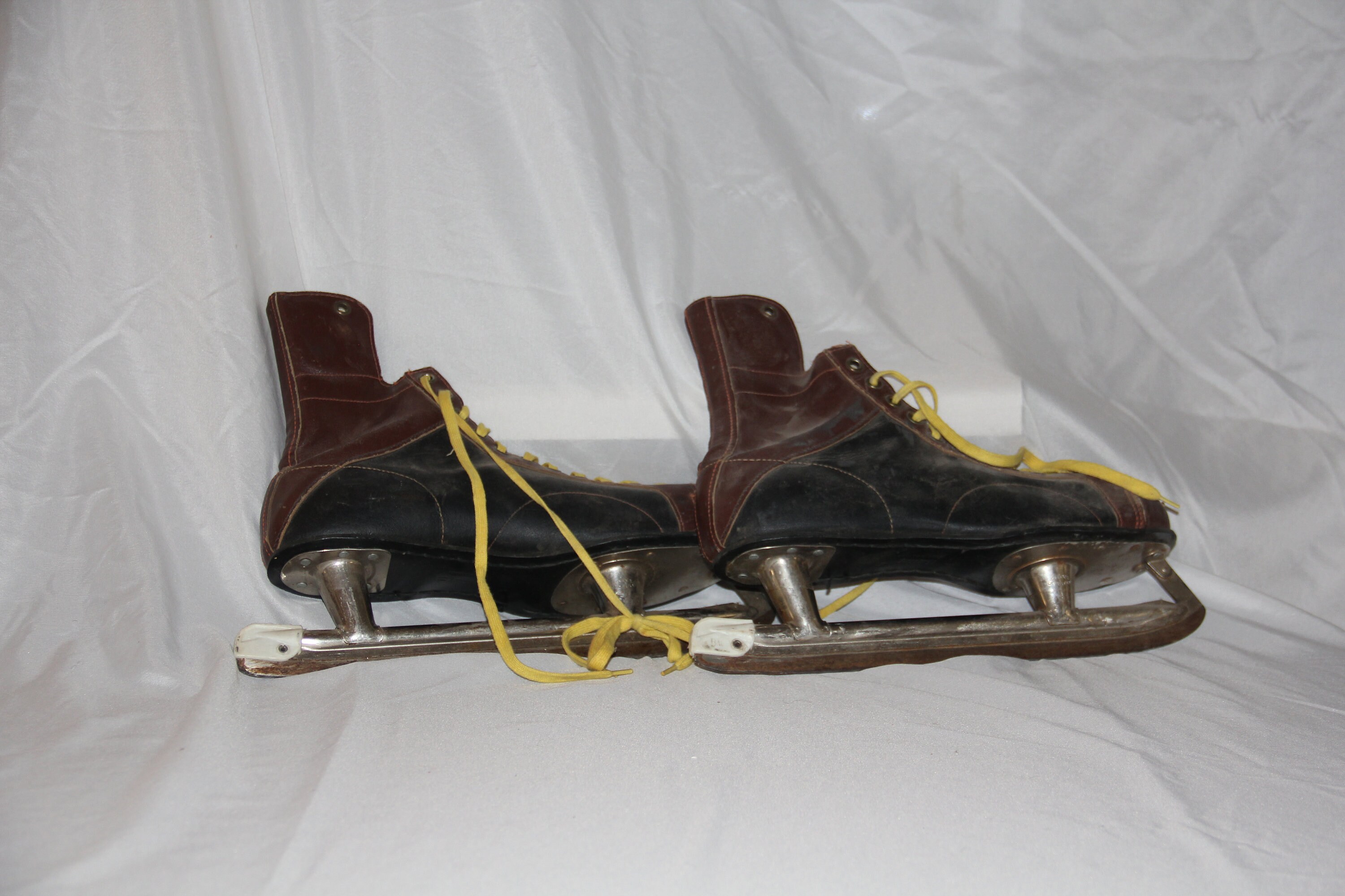 Vintage Bauer Leather Men's Hockey Skates Etsy