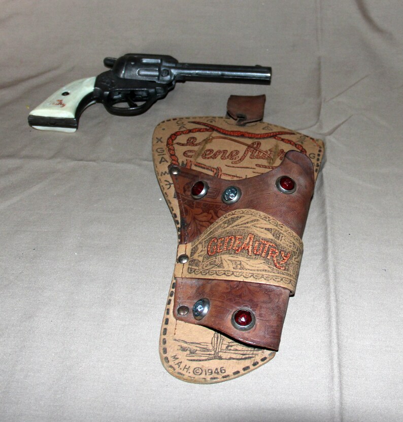 Gene Autry Cap Gun and Holster Etsy