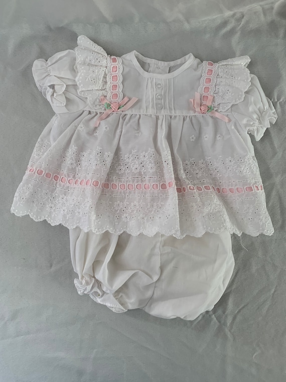 NWT GYMBOREE Girls Dressed Up Easter Mint Green Eyelet Outfit Bloomer Set 3-6 M