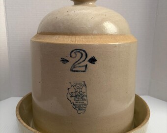 Fuente de agua para pollos de cerámica de 2 galones de White Hall S.P. & S.