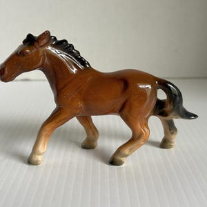 Porcelain Ceramic Horse Figurine
