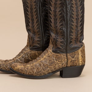 Tony lama rattlesnake boots hot sale