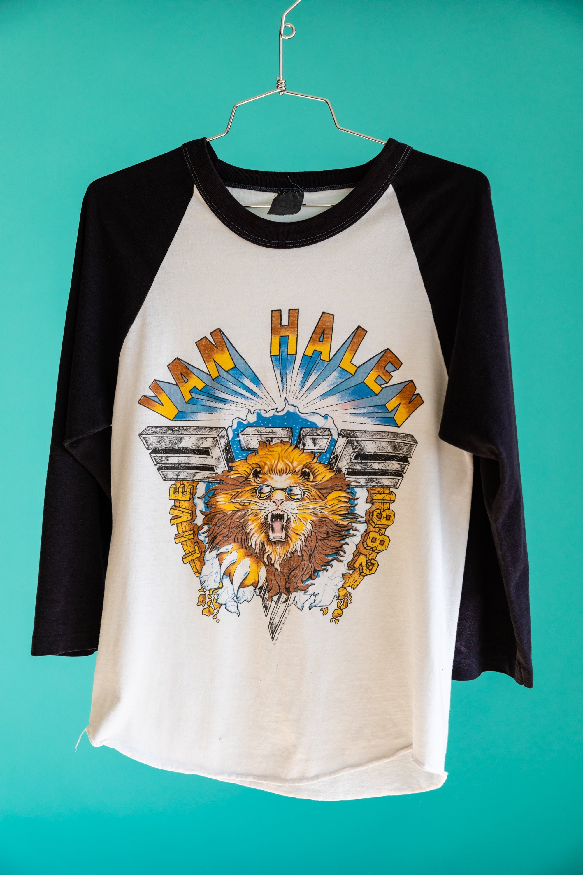 Van Halen Raglan '82 Live Concert 