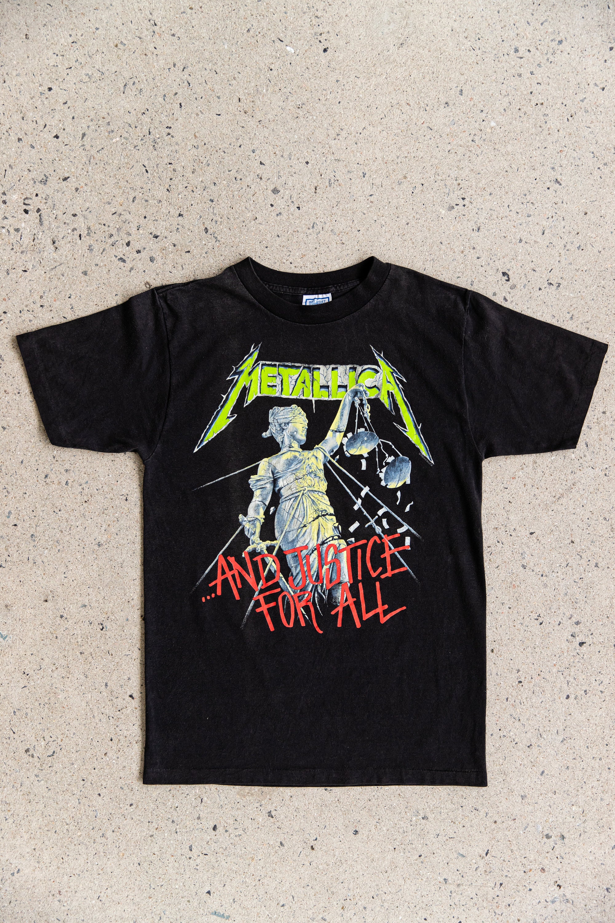 【80s】METALLICA AND JUSTICE FOR ALL T VTG