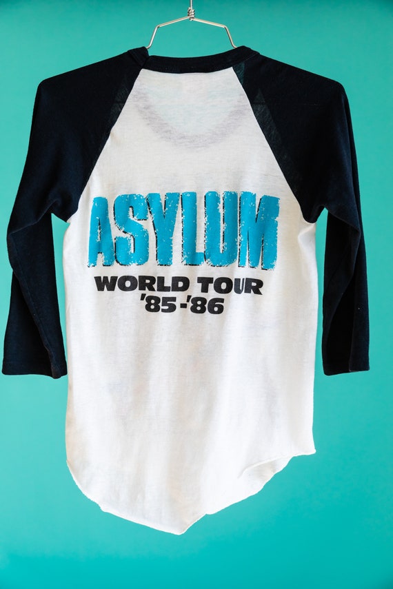 Vintage KISS ''asylum World Tour 1985-86'' Raglan Shirt