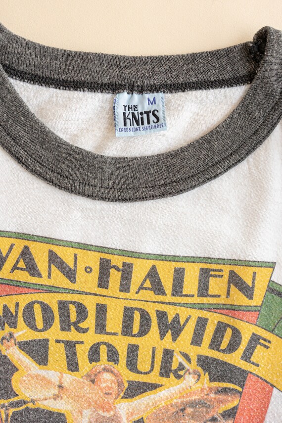 T-shirt Van Halen Worldwide Tour 1981 – Coton Unisexe – Tailles S à 5XL – Pour Fans De Rock Rétro