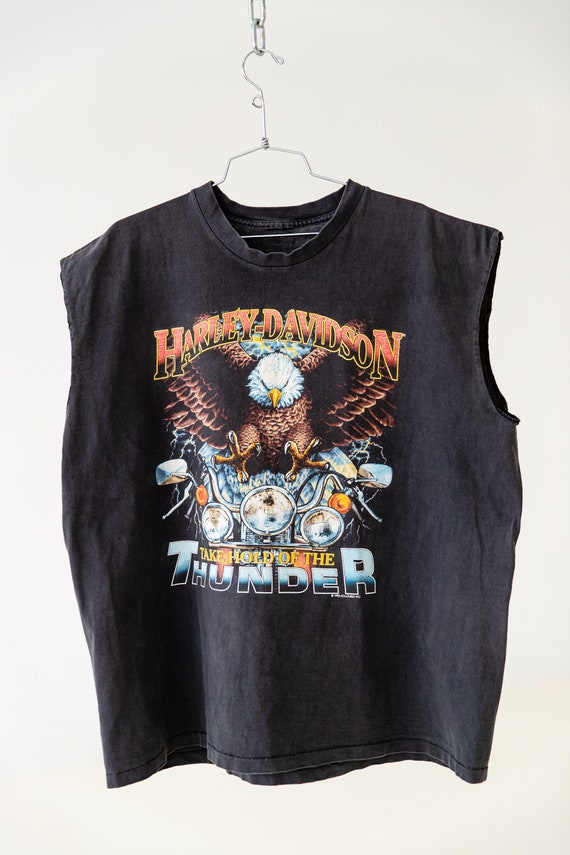 Vintage 1990's HARLEY-DAVIDSON Shirt| Eagle With