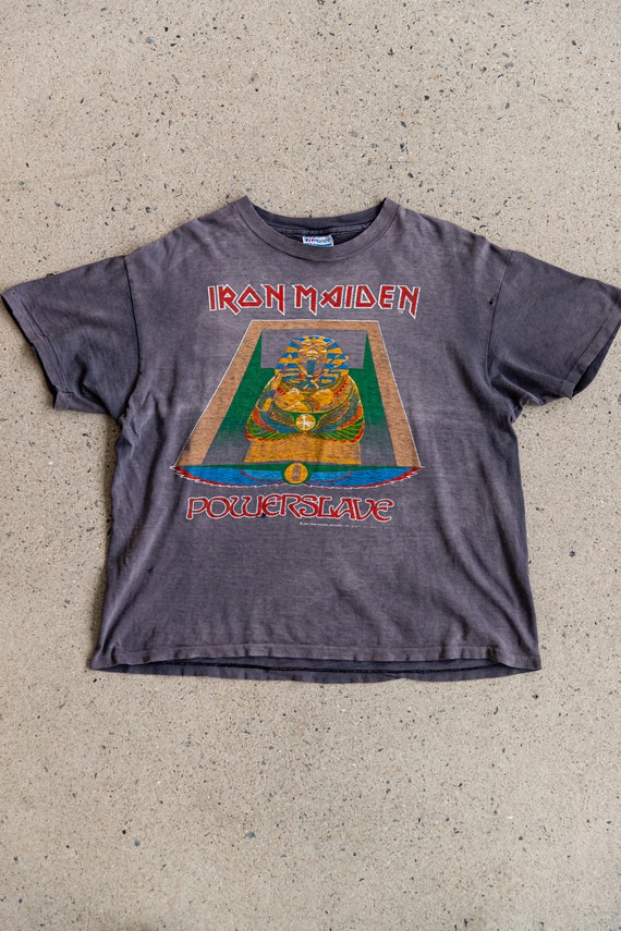 Vintage 1980's IRON MAIDEN T-shirt| Vintage Power… - image 1