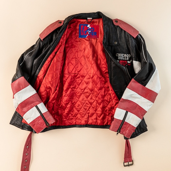 Vintage Chicago Bulls Leather Jacket