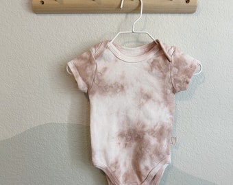 Hand-Dyed Clay Tie Dye Onesies, 3-6M