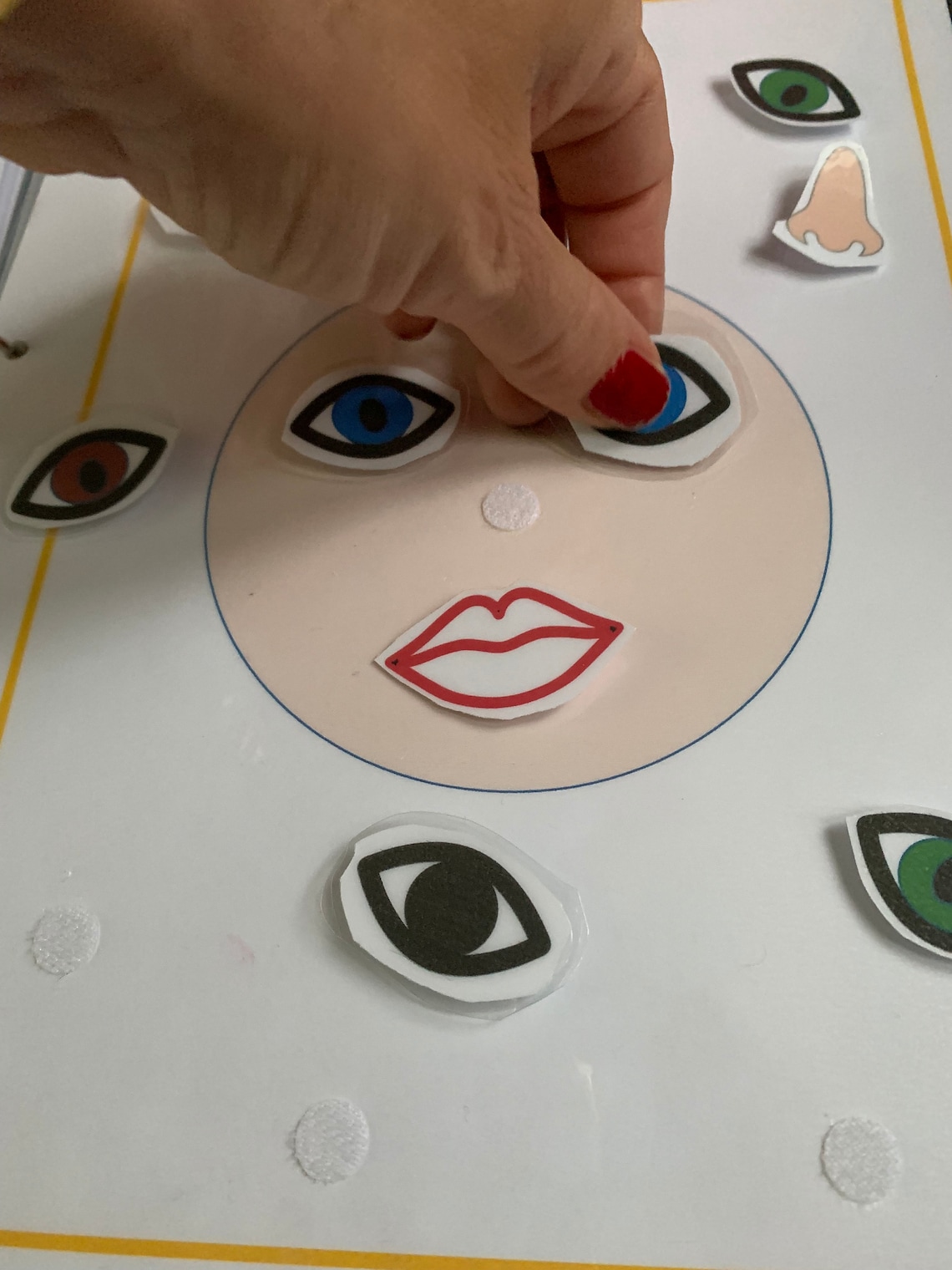 Make a Face Early Years Children's Activities Fun EAL Etsy UK