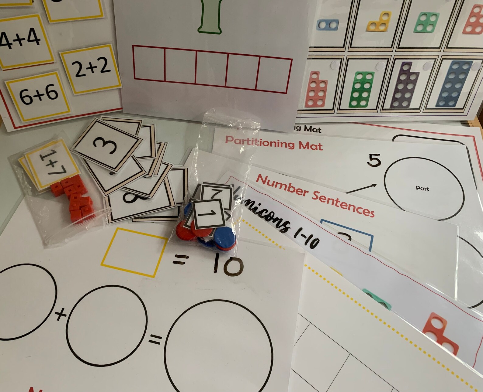 Maths Box, Numeracy, Numicon, Addition, 10 Frame, 5 Frame, Halving ...