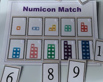 Numicon match, numicons, math resources, learning resources, addition, subtraction, teaching resources, special needs, math, number bonds