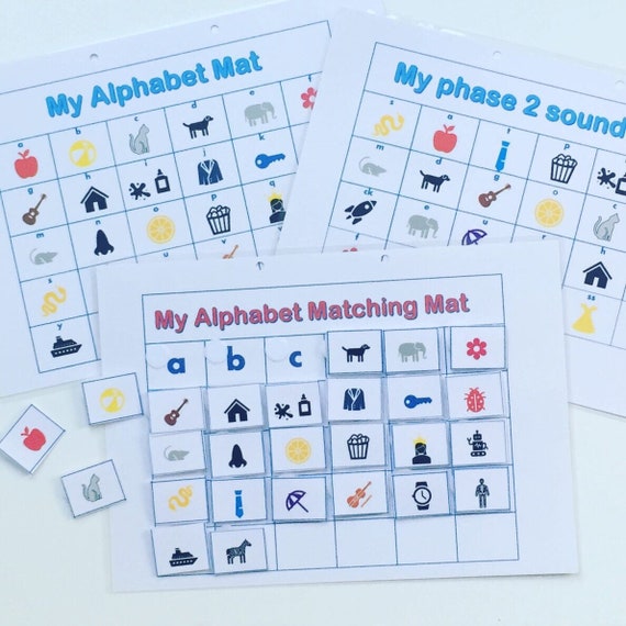 Sound Mats Letters Sounds Alphabet Mat Phase 2 Mat Etsy