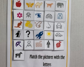 Alfabeto, letras y sonidos, combinación de alfabetos, fonética, primeros años, alfabetización, jardín de infantes, preescolar, escuela en casa, niños, recursos didácticos