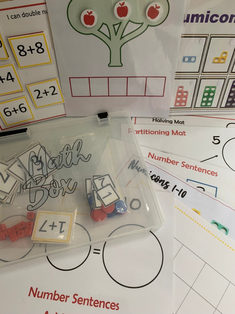 Maths Box Numeracy Numicon Addition 10 Frame 5 Frame - Etsy UK