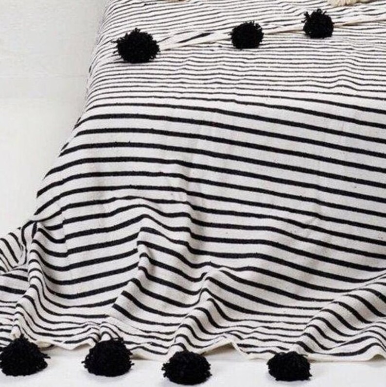 TASSEL THROW BLANKET Woven Blanket Weighted Blanket Etsy