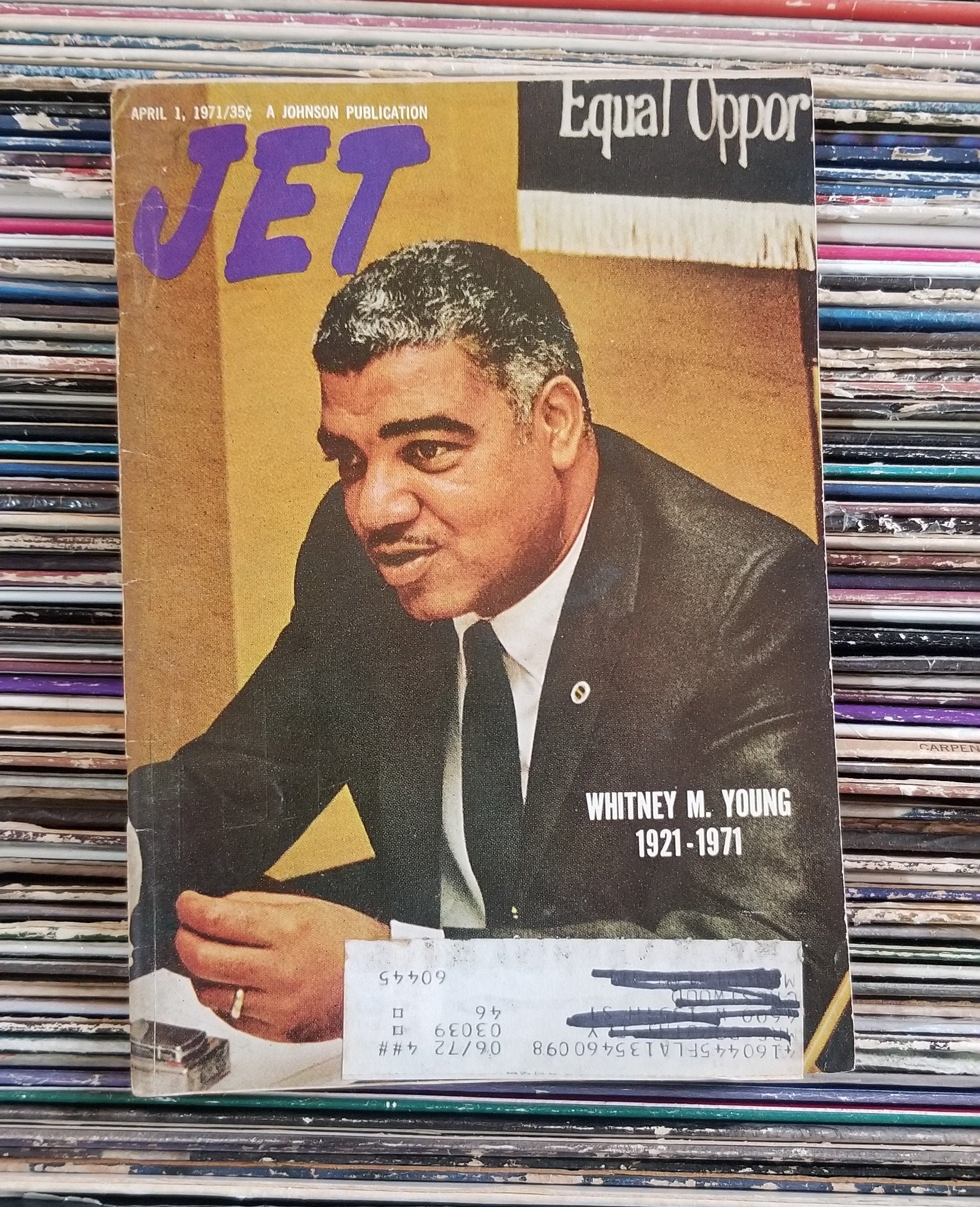 VG Vintage Jet Magazine April 1 1971 Cover Story Whitney Etsy