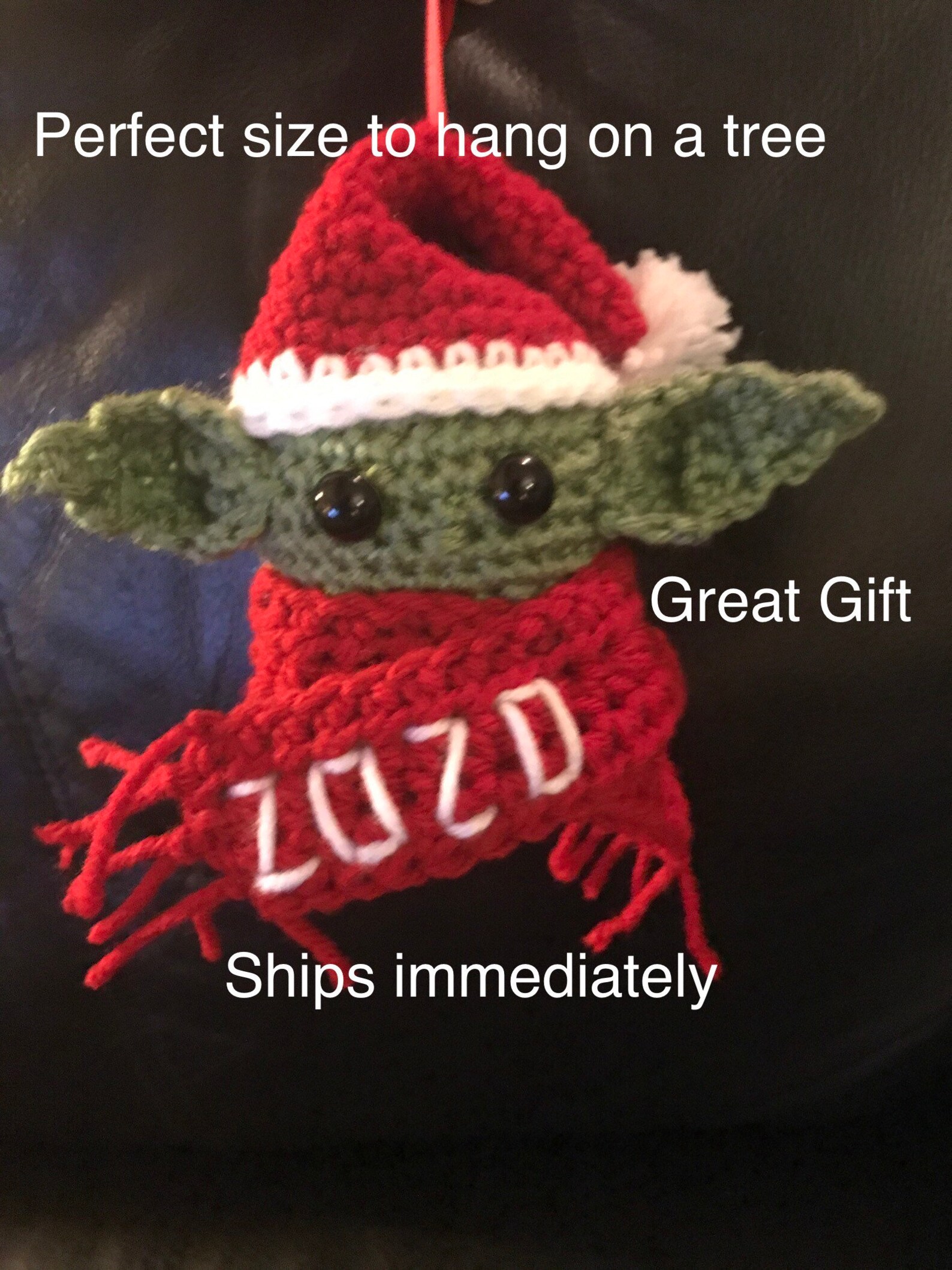 Hanging Christmas Baby Alien Ornament - Etsy