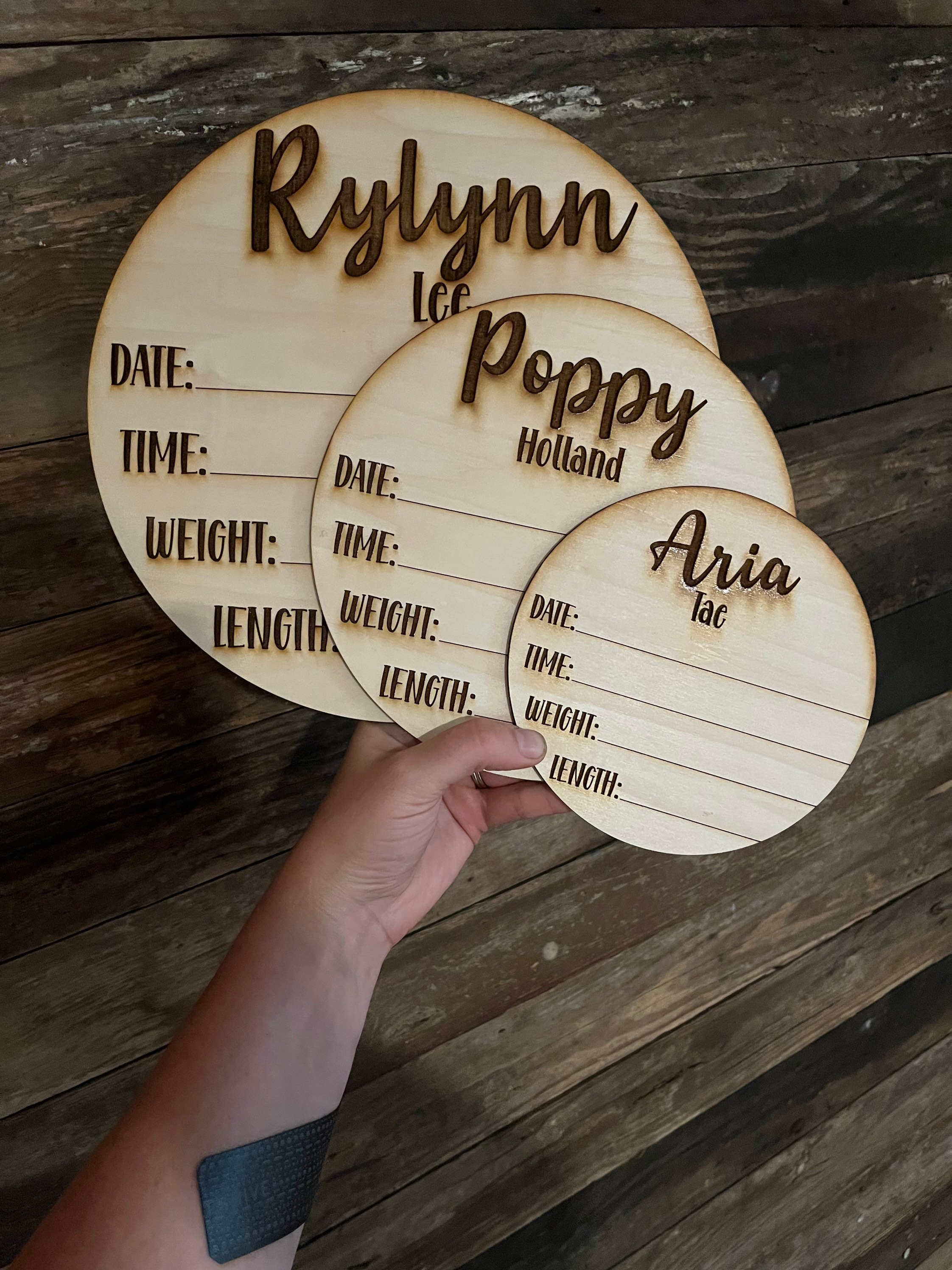 Custom Birth Announcement Sign - Etsy