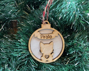 Customizable Cat Ornament