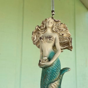 Sun Catcher Mermaid, Beach Window Hanging, Mermaid Decoration, Sun Catcher, Mermaid decor