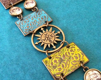 Compass bracelet, Nautical Bracelet, Beach Jewelry, Surfer Jewelry, Compass Jewelry, Woman's Jewelry, Birthday gift,