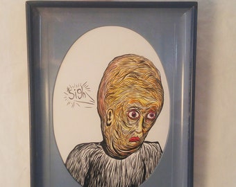 Depersonalization. Original drawing.