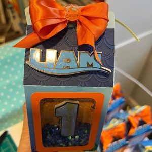 Shaker Milk Favor Boxes. Party Decoration. Finding Nemo Milk Box. Shaker Candy Box. Finding Nemo Birthday Party image 6