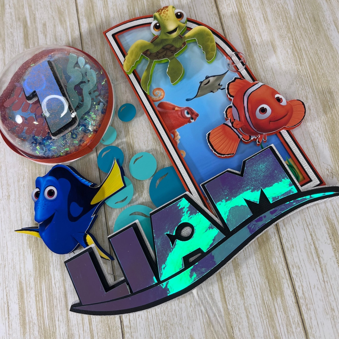 Finding Nemo Cake Topper. Party Decorations. Finding Nemo - Etsy